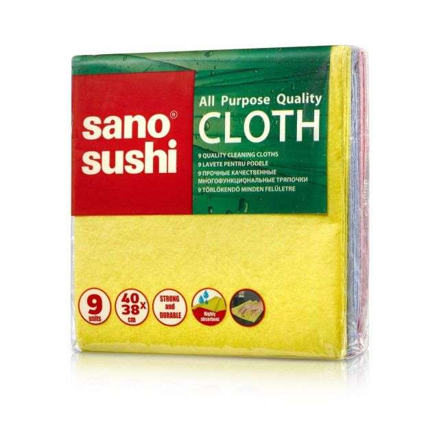Sano Sushi All Purpose Quality Cloth 9 PCS-GP201-565