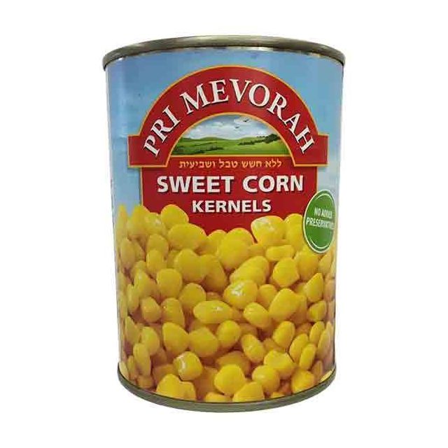 Pri Mevorah - Canned Sweet Corn Kernels 550 G 19.4 Oz-04-200-24