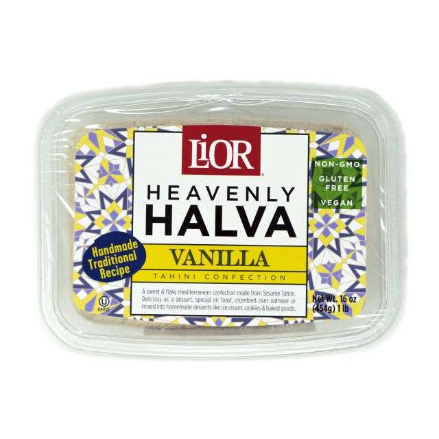 Lior Heavenly Halva Vanilla 16 Oz-GP117-310