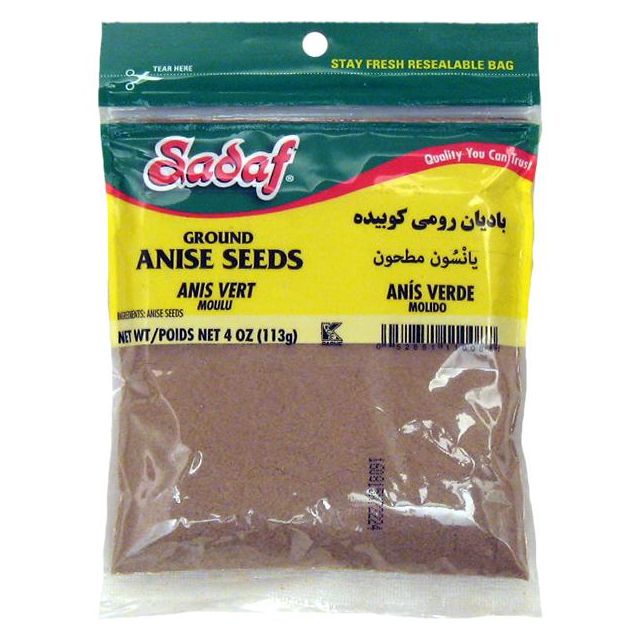 Sadaf Anise Seeds Ground 4 Oz-04-588-03