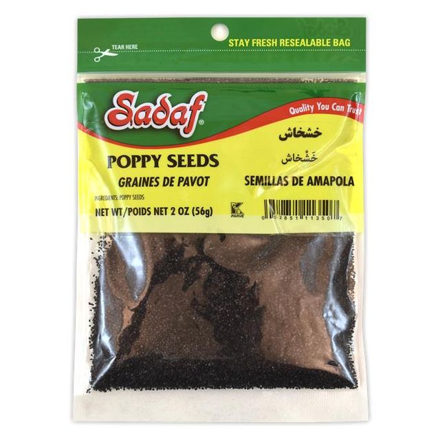 Sadaf Poppy Seeds 2 Oz-04-458-06