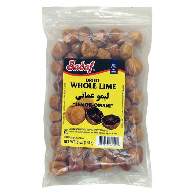 Sadaf Dried Whole Lime Lemou-Omani 5 Oz-04-588-08