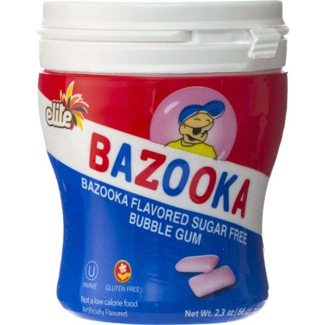 Elite Must Bazooka Bubble Gum In A Cup 2.3 Oz-121-305-46