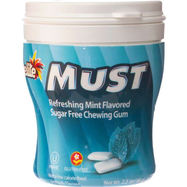 Elite Must Refreshing Mint Gum In A Cup 2.3 Oz-121-305-47