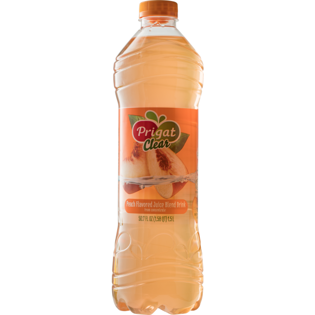 Prigat Clear Peach Juice Drink 1.5 Lt-208-740-37