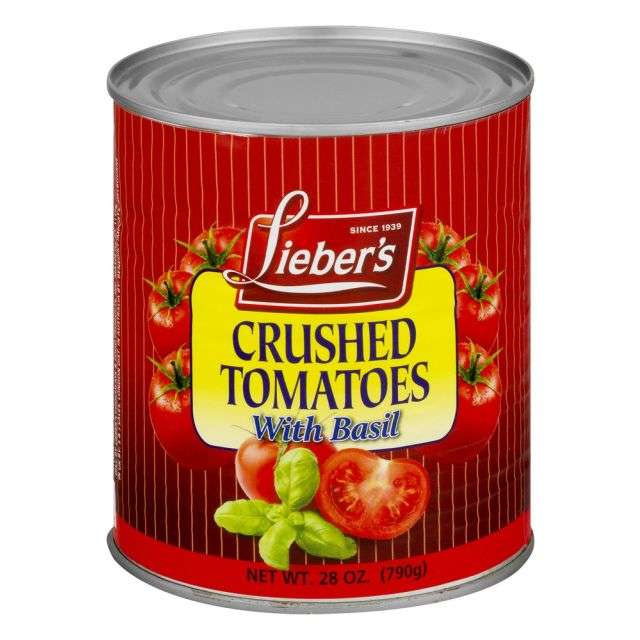 Liebers Crushed Tomatoes With Basil 28 Oz-04-204-25