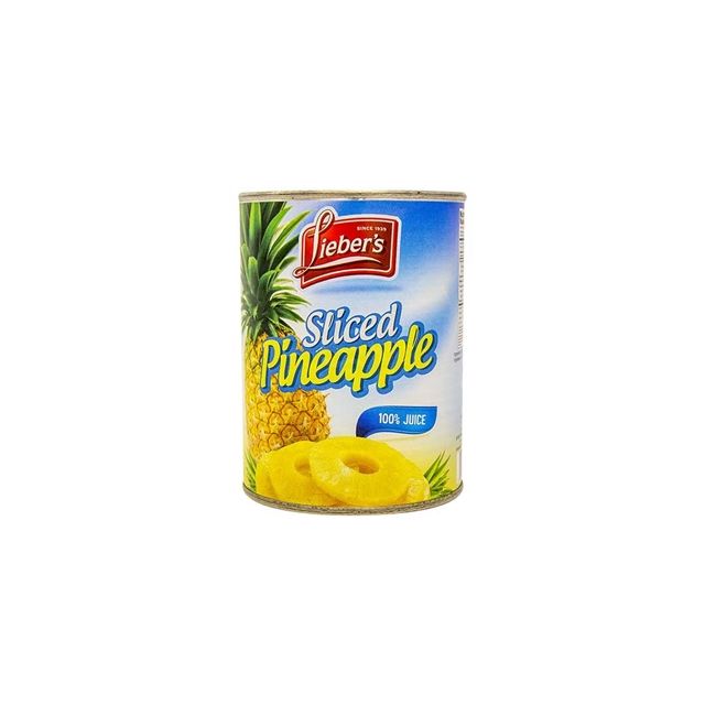 Liebers Sliced Pineapple 20 Oz-04-201-14
