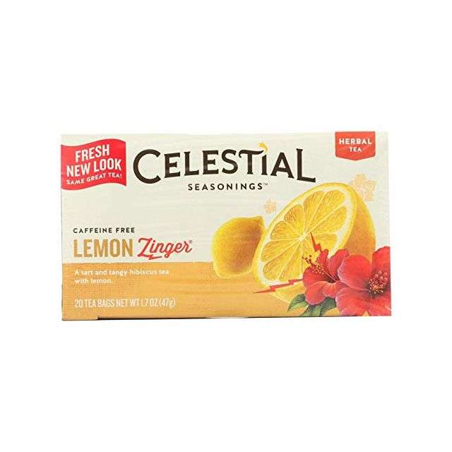 Celestial Seasonings Lemon Zinger Tea 20 Tea Bag-LTL-CST45