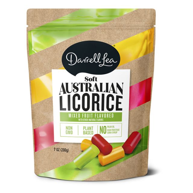 Darrell Lea Soft Eating Liquorice Mixed Fruit Flavor 7 Oz-121-765-03