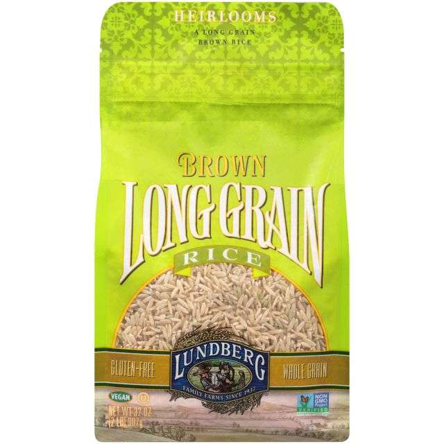 Lundberg Long Grain Brown Rice 32 Oz-04-373-12