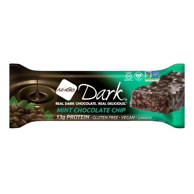 NuGo Dark Protein Bar Mint Chocolate Chip 1.76 Oz-121-301-107