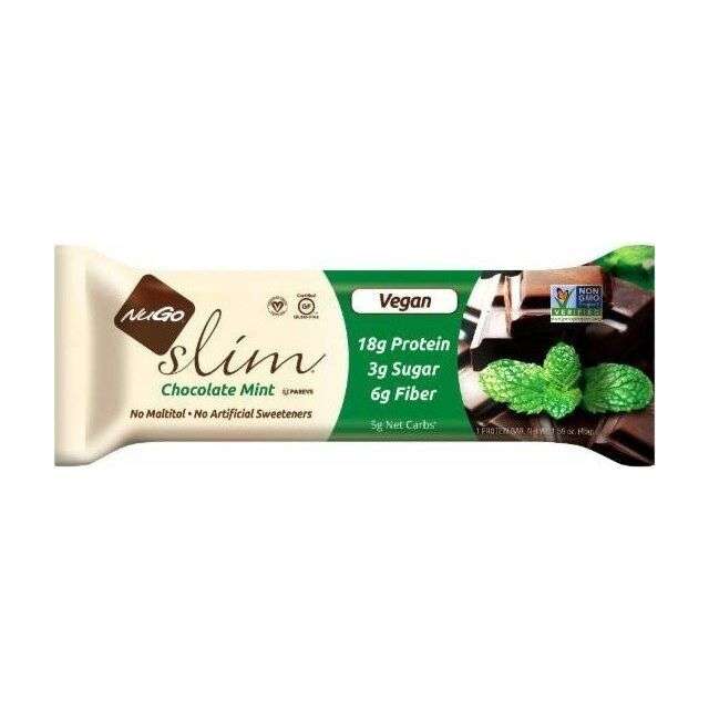 NuGo Slim Protein Bar Chocolate Mint 1.76 Oz-121-301-110