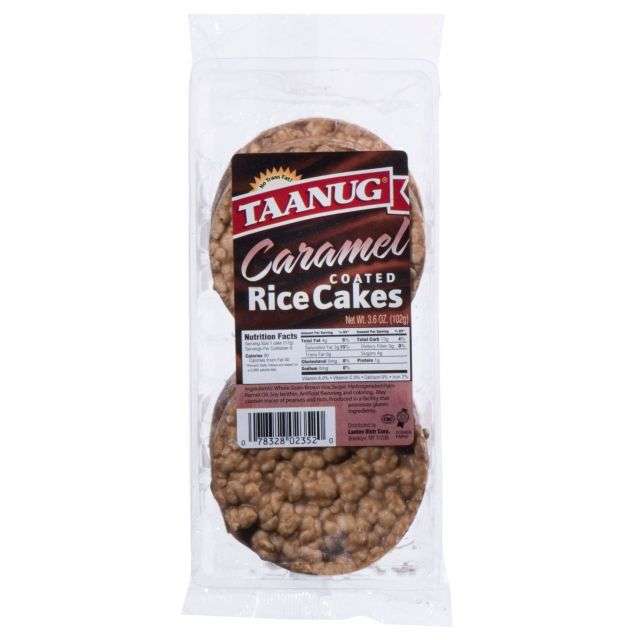 Taanug Rice Cakes Caramel Coated 6 Cakes-LTL-TNB52
