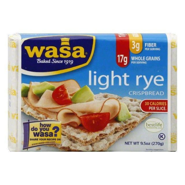 Wasa Light Rye Crispbread 9.5 Oz-04-236-03