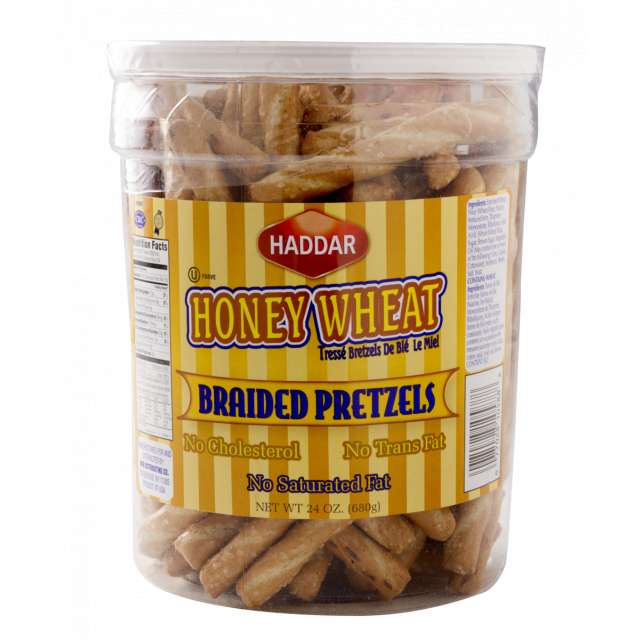 Haddar Honey Wheat Pretzel Kegs 24 Oz-PK690123