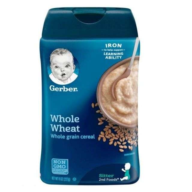 Gerber Whole Wheat Cereal 8 Oz-04-527-24