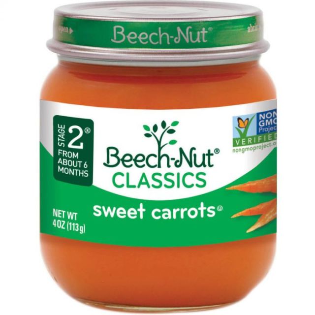 Beech Nut Sweet Carrots, Stage 2 - 4 Oz-05-363-39