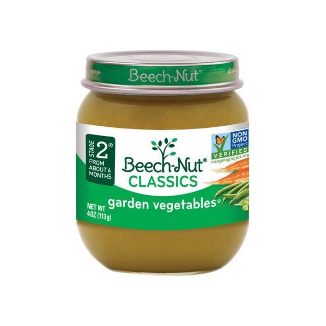 Beech Nut Garden Vegetables, Stage 2 - 4 Oz-05-363-40