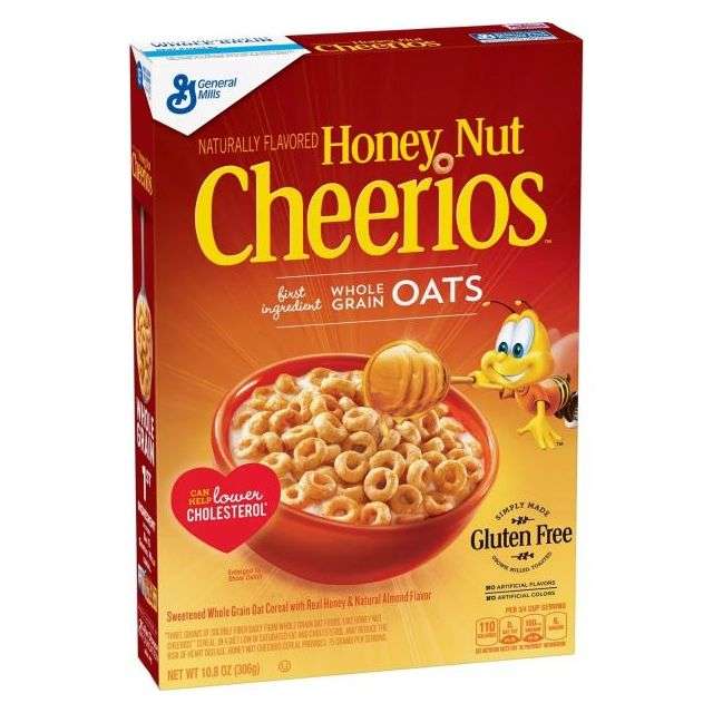 General Mills Honey Nut Cheerios Cereal 10.8 Oz-04-527-27