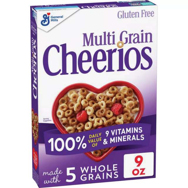 General Mills Multigrain Cheerios Cereal 9 Oz-MPD-275157
