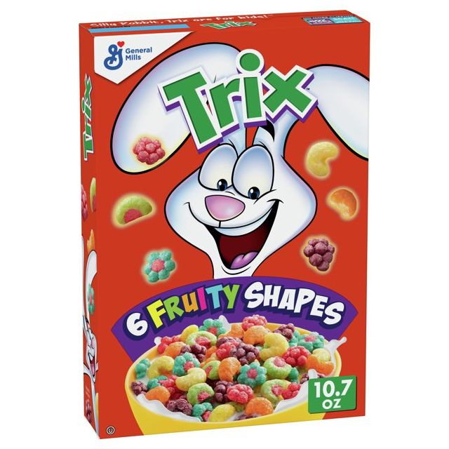 General Mills Trix Fruity Shapes Cereal 10.7 Oz-04-527-30