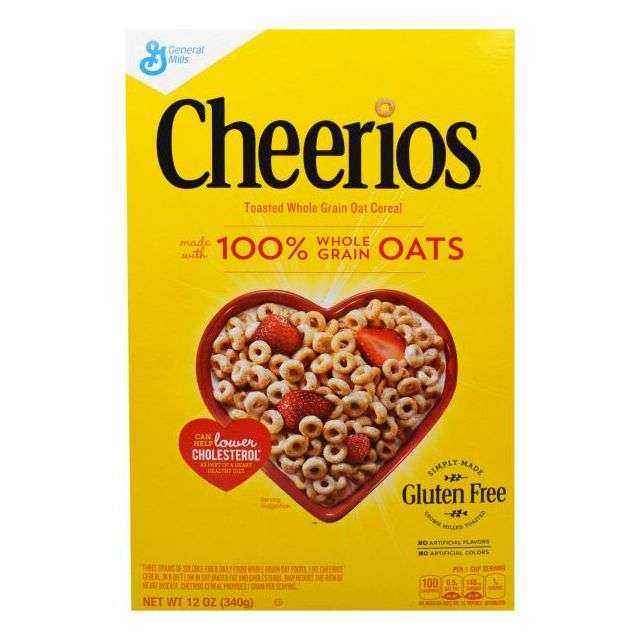General Mills Cheerios Cereal Large Size 12 Oz-04-527-31