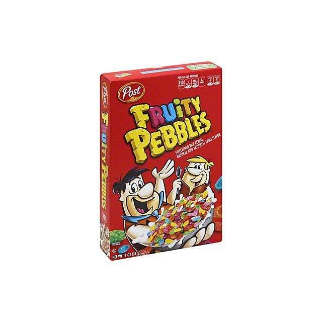 Post Fruity Pebbles Cereal 11 Oz-04-527-35