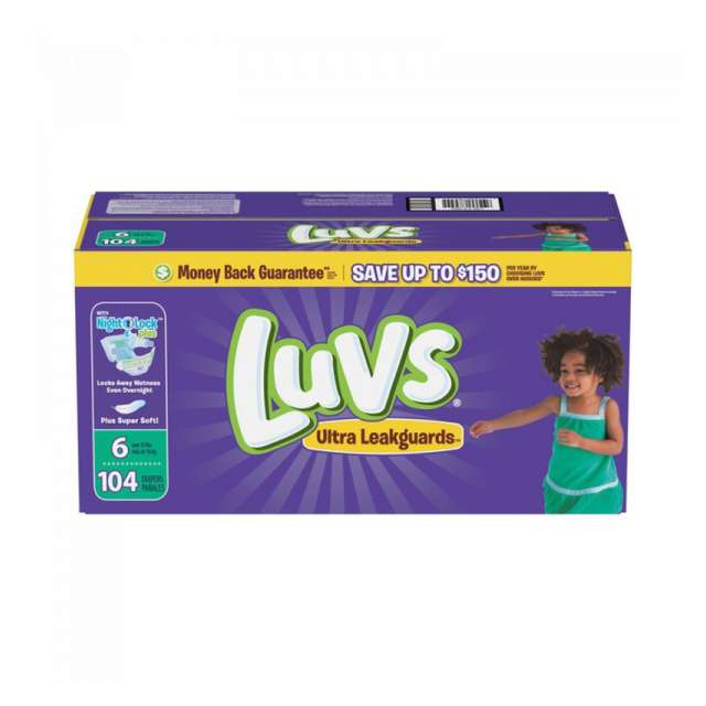 Luvs Baby Diapers Size 6 (16+ Kg) 124 Ct-MPD-Luvs6