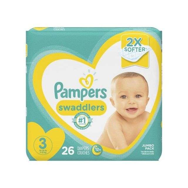 Pampers Swaddlers Size 3 - 26 Ct-MPD-600662