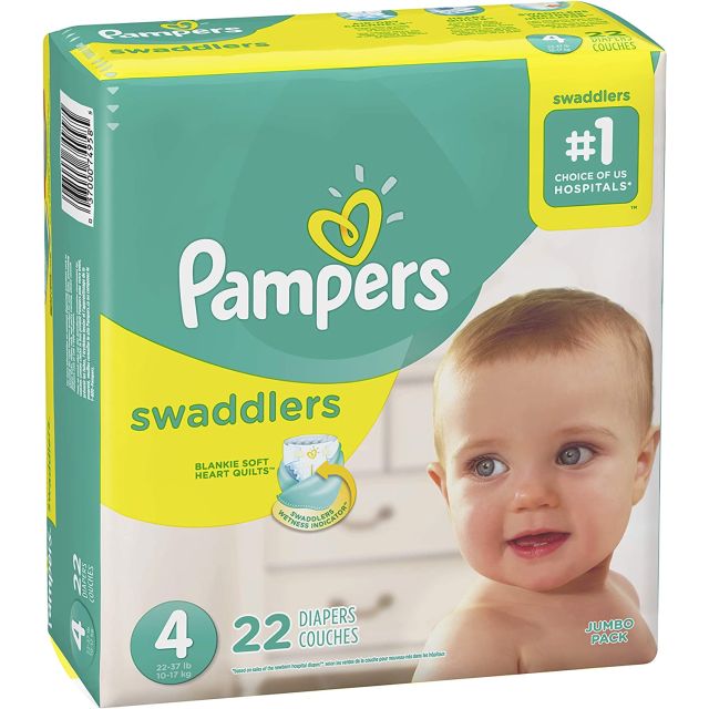 Pampers Swaddlers Size 4 - 22 Ct-05-647-23