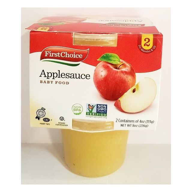 First Choice Applesauce 2 Oz-04-207-23