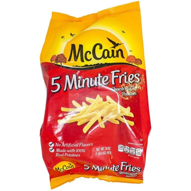 Mccain 5 Minute Shoestring Cut Potatoes Fries 20 Oz-313-323-05