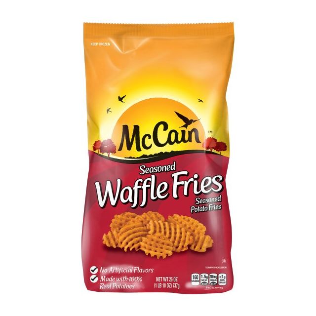 Mccain Seasoned Waffle Fries 26 Oz-313-323-08