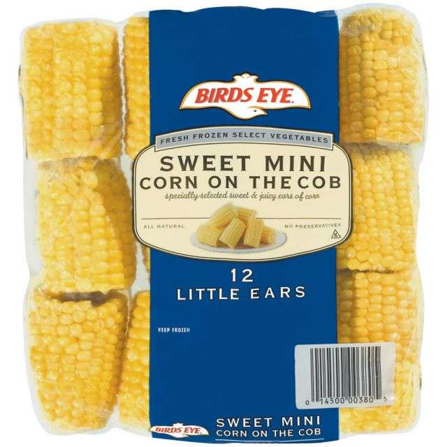 Birds Eye Mini Sweet Corn on the Cob 12 Count-NPK-BECC12