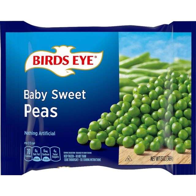 Birds Eye Poly Sweet Garden Peas 13 Oz-313-341-54