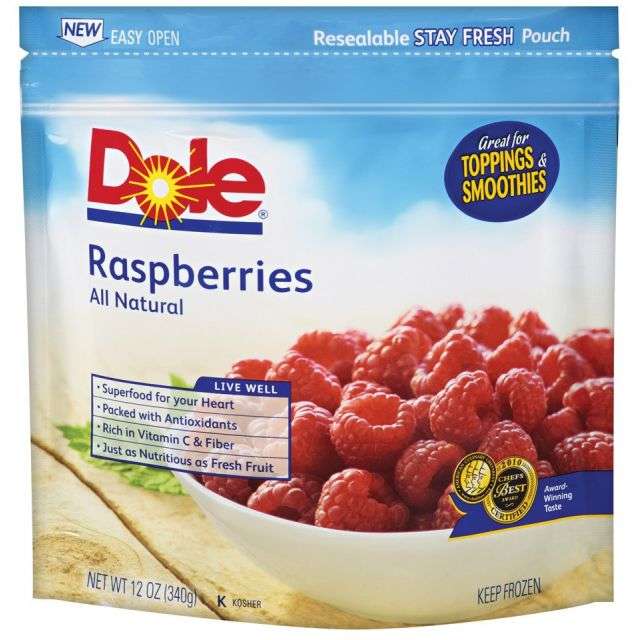 Dole Raspberries, Frozen 12 Oz-NPK-DORAS8