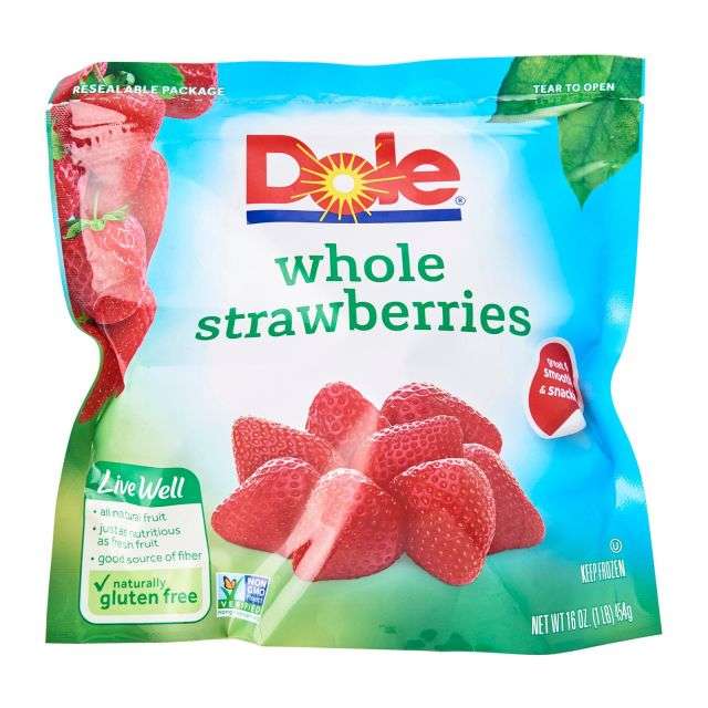 Dole Whole Frozen Strawberries 16 Oz-313-770-04