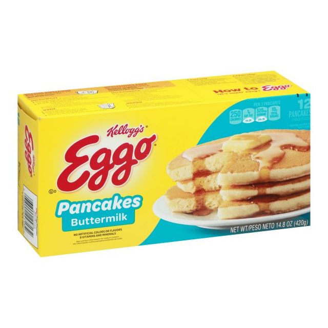 Eggo Frozen Pancakes Buttermilk (12 Pancakes) 14.8 Oz-313-771-01