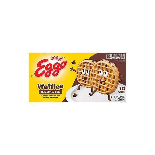 Eggo Frozen Chocolatey Chip Waffles (10 Waffles) 12.3 Oz-313-771-02