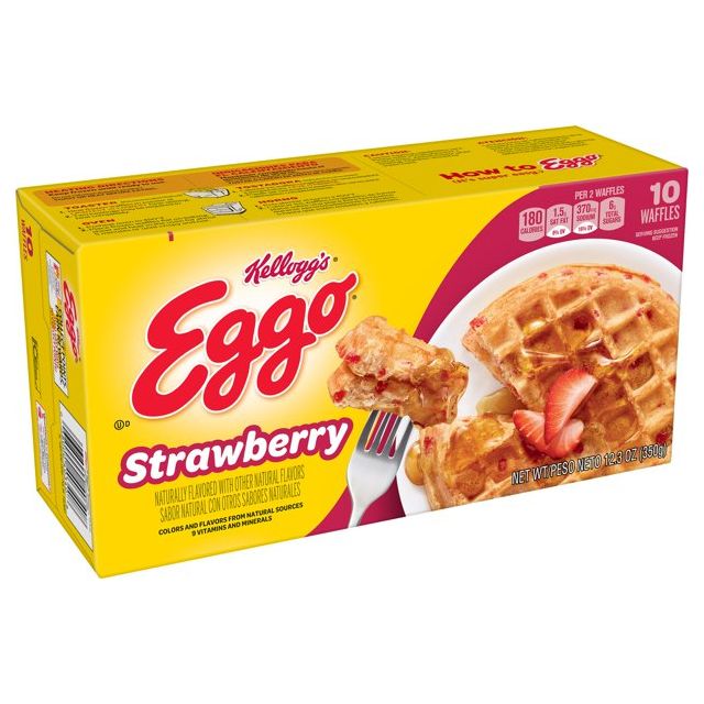 Eggo Frozen Strawberry Waffles (10 Waffles) 12.3 Oz-NPK-EGWSSTR
