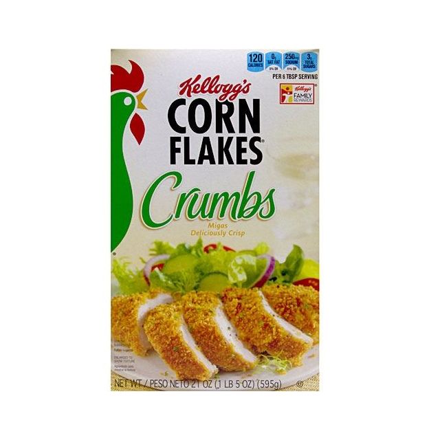 Kellogg's Corn Flakes Crumbs 21 Oz-NPK-KECFC