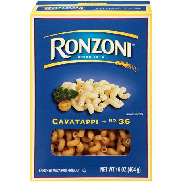 Ronzoni Cavatappi Pasta 16 Oz-NPK-RZPCAVAT