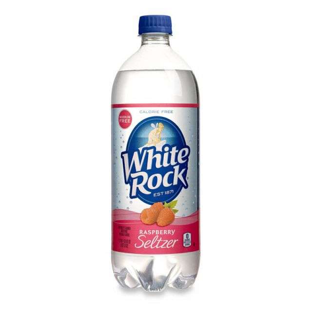 White Rock Raspberry Flavored Sparkling Seltzer 1 Liter-208-612-10