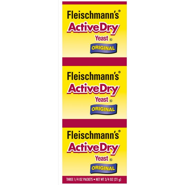 Fleischmann's Active Dry Yeast 0.25 Oz 3 Pack-NPK-FLYHAD