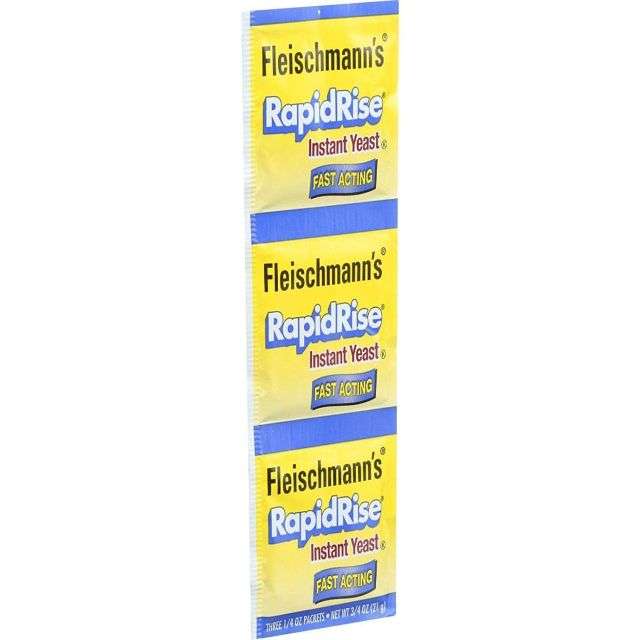 Fleischmann's Rapid Rise Instant Yeast 0.25 Oz 3 Pack-04-180-21