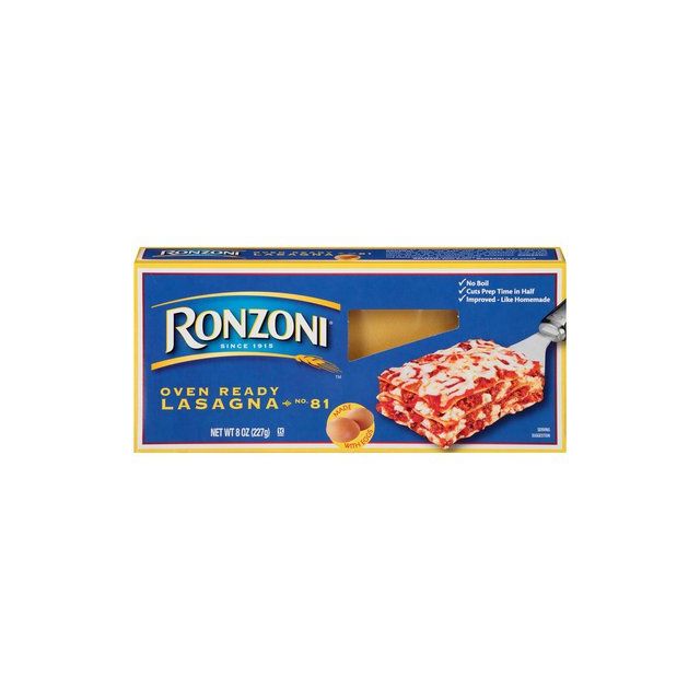 Ronzoni Oven Ready Lasagna 8 Oz-NPK-RZLOR