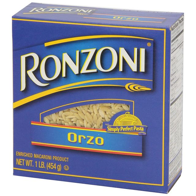 Ronzoni Orzo Enriched Macaroni 16 Oz-04-213-47