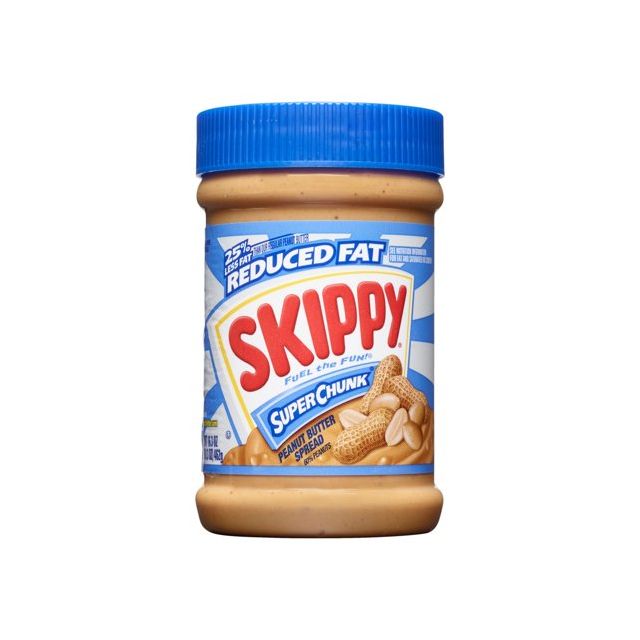 Skippy Chunky Peanut Butter Reduced Fat 16.3 Oz-NPK-SYCHRF