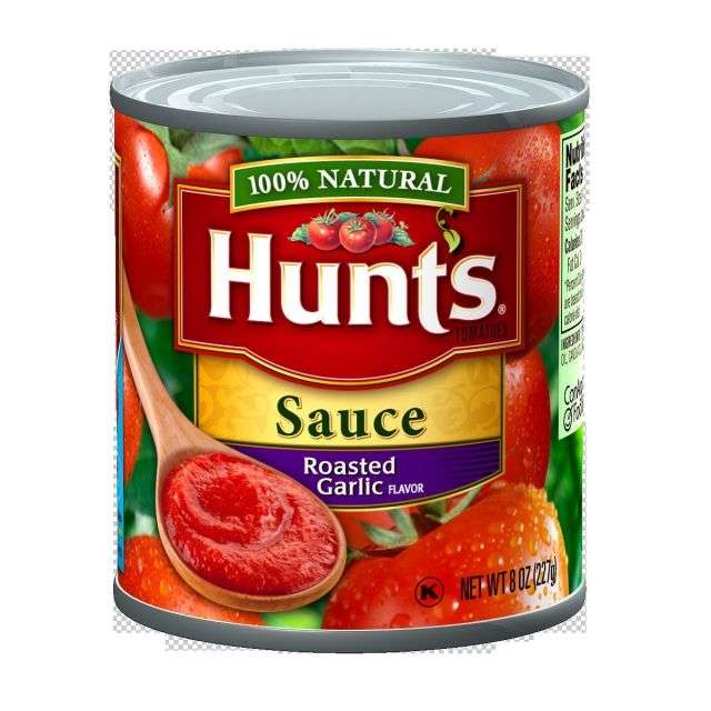 Hunts Tomato Sauce Roasted Garlic 8 Oz-NPK-HUSAURG8
