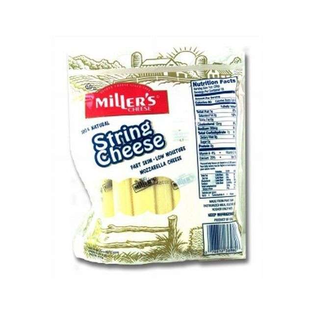 Miller's String cheese Single Family Pak 18 Oz-QP078812369806